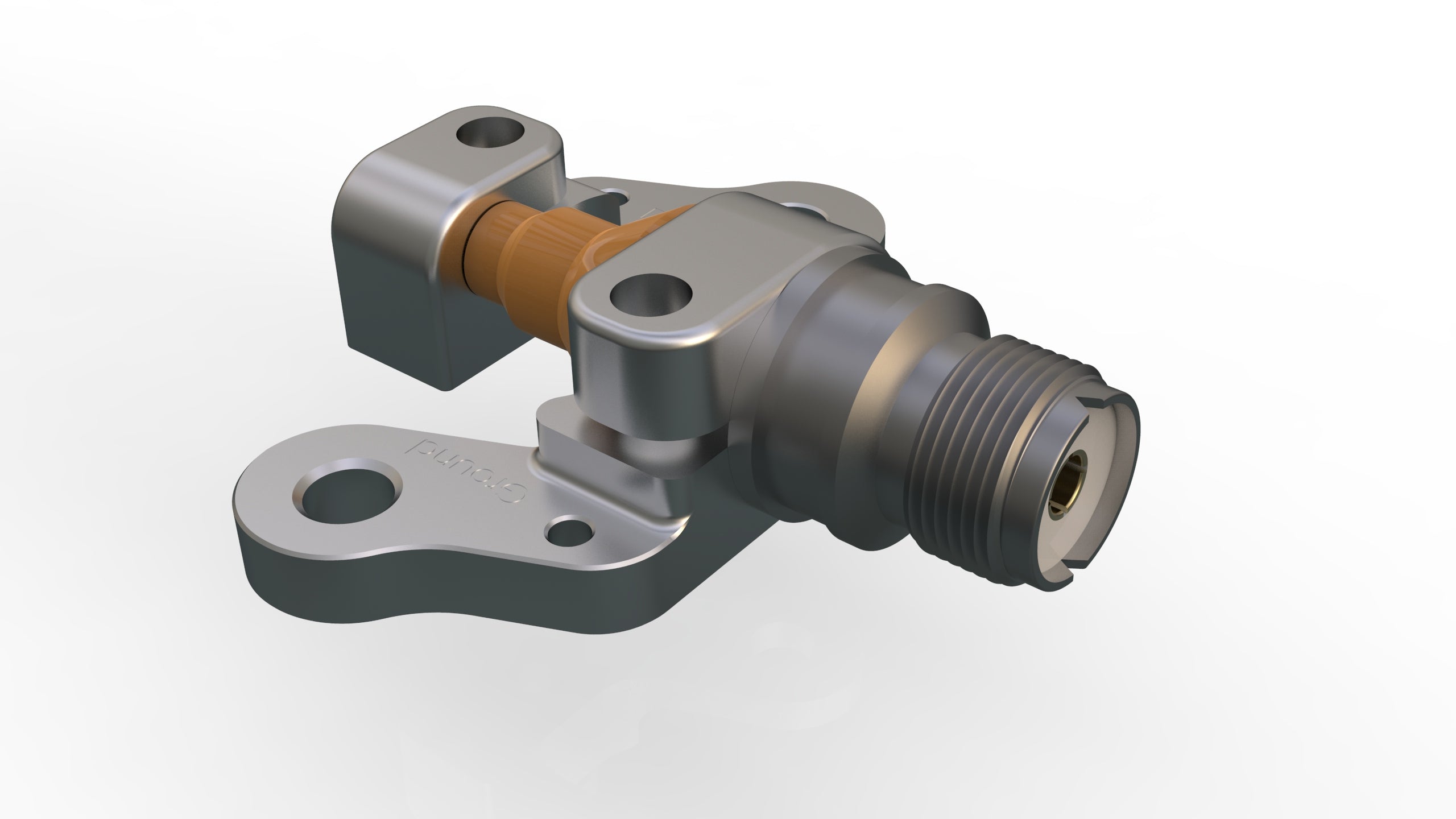 FEED ADAPTOR  with SO-239 INTEGRAED.