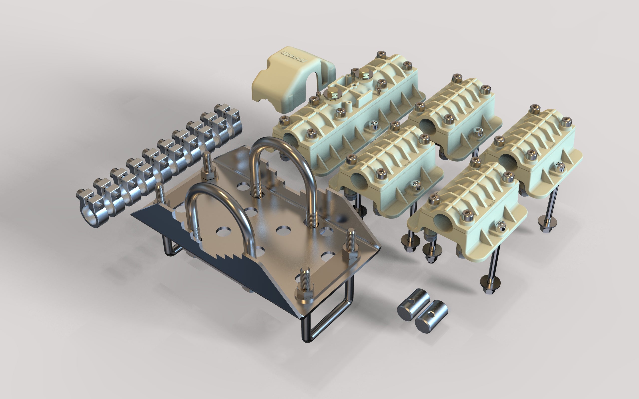 KIT FOR 5 ELEMENTS YAGI BEAM